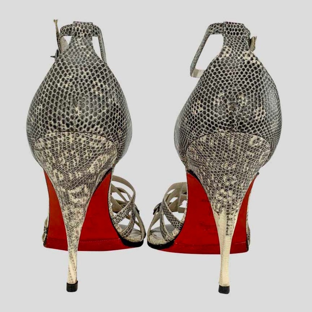 Christian Louboutin Python Sandals - image 5